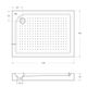 Акриловый поддон BelBagno TRAY-BB-AH-120/80-15-W-L