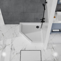 Душевой поддон BelBagno TRAY-BB-P-90-15-W акриловый — 3