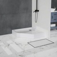 Душевой поддон BelBagno TRAY-BB-P-90-15-W акриловый — 1