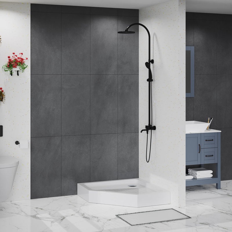 Душевой поддон BelBagno TRAY-BB-P-90-15-W акриловый