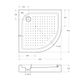 Акриловый поддон BelBagno TRAY-BB-R-85-550-15-W