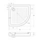 Акриловый поддон BelBagno TRAY-BB-R-95-550-15-W