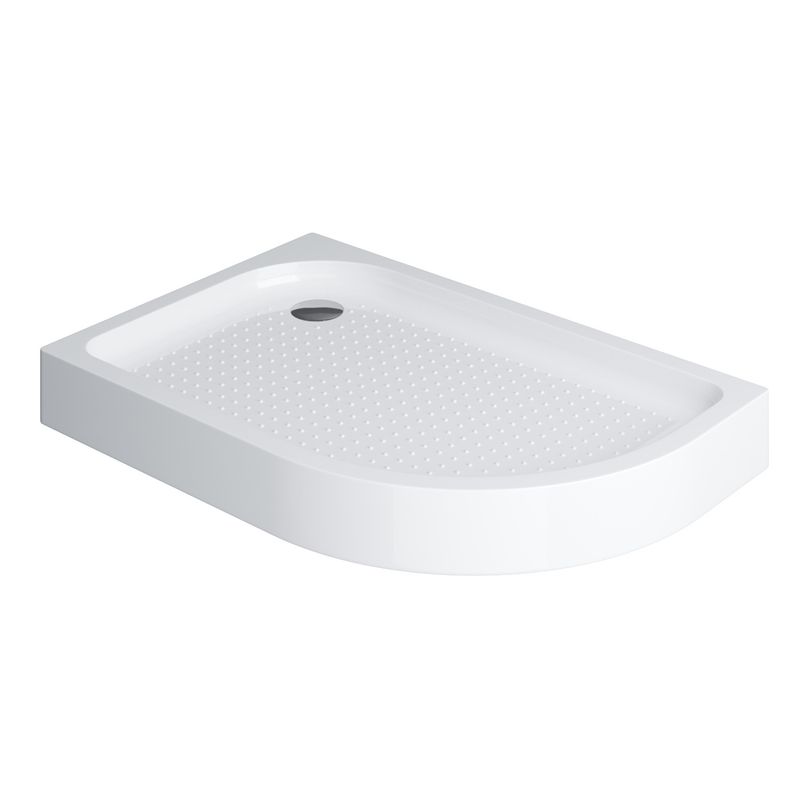Душевой поддон BelBagno TRAY-BB-RH-100/80-550-15-W-L акриловый