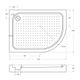Акриловый поддон BelBagno TRAY-BB-RH-120/80-550-15-W-L
