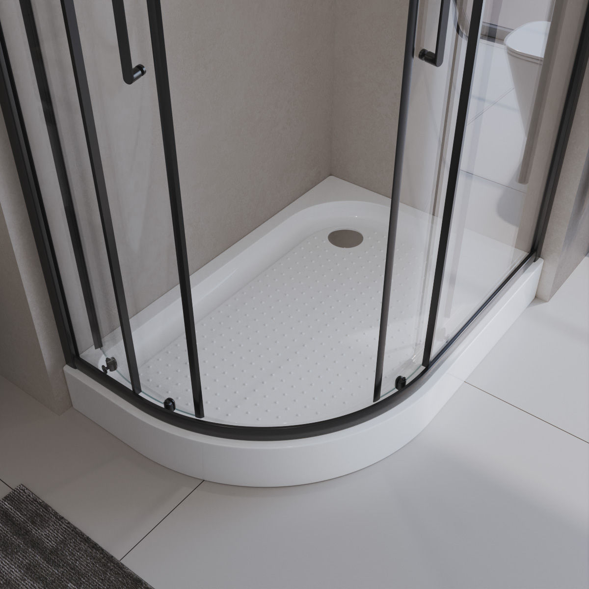 Акриловый поддон BelBagno TRAY-BB-RH-120/80-550-15-W-R