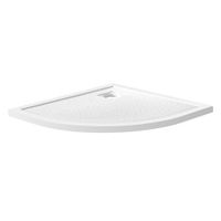 Душевой поддон BelBagno UNO TRAY-MR-UNO-R-90-550-35-W-CR из искусственного мрамора с сифоном — 1