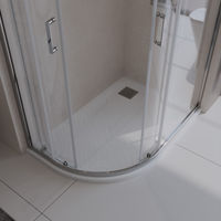 Душевой поддон BelBagno UNO TRAY-MR-UNO-RH-120/80-550-35-W-R-CR из искусственного мрамора с сифоном — 5