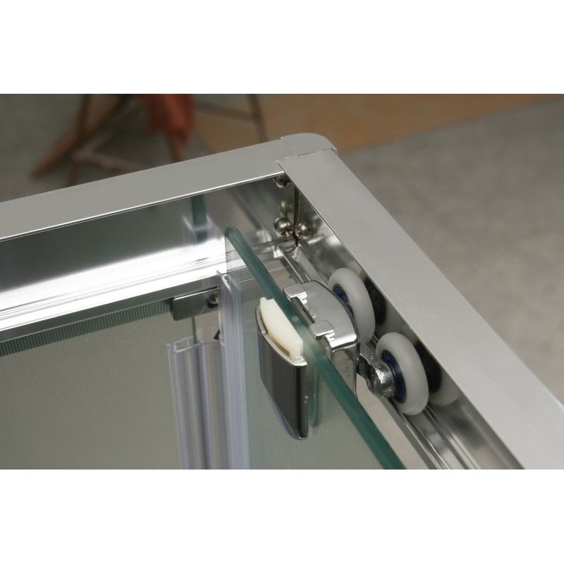 Душевой уголок BelBagno UNIQUE-AH-1-100/115-100-C-Cr
