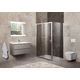 Душевой уголок BelBagno UNIQUE-AH-1-100/115-90-C-Cr