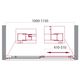 Душевая дверь BelBagno UNIQUE-BF-1-100/115-P-Cr