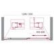 Душевая дверь BelBagno UNIQUE-BF-1-120/135-C-Cr