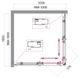 Душевой уголок BelBagno UNO-195-A-2-100-C-Cr