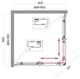 Душевой уголок BelBagno UNO-195-A-2-90-C-Cr