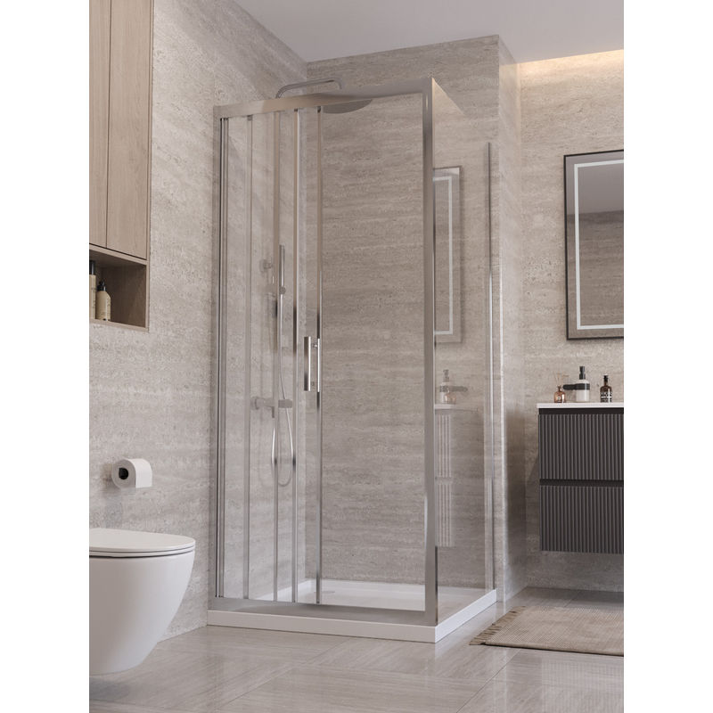 Душевой уголок BelBagno UNO-195-AF-31-90-C-Cr