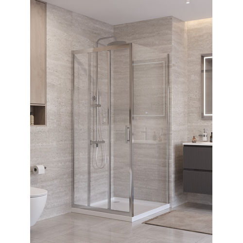 Душевой уголок BelBagno UNO-195-AF-31-90-C-Cr