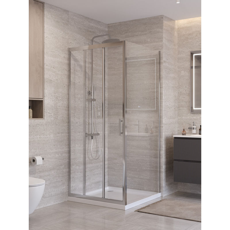 Душевой уголок BelBagno UNO-195-AF-31-90-C-Cr