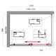 Душевой уголок BelBagno UNO-195-AH-1-120/90-C-Cr