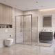 Душевой уголок BelBagno UNO-195-AH-1-130/100-C-Cr
