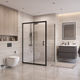 Душевой уголок BelBagno UNO-195-AH-1-130/100-C-NERO