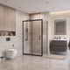 Душевой уголок BelBagno UNO-195-AH-1-130/70-C-NERO