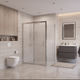 Душевой уголок BelBagno UNO-195-AH-1-130/90-P-Cr