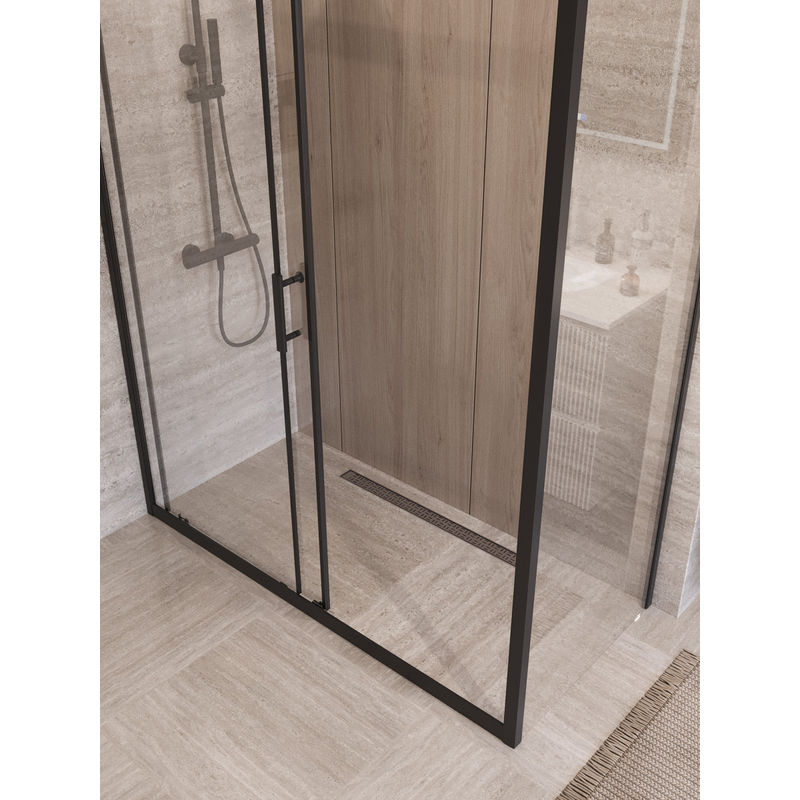 Душевой уголок BelBagno UNO-195-AH-1-140/70-C-NERO