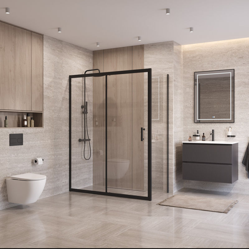 Душевой уголок BelBagno UNO-195-AH-1-140/70-C-NERO