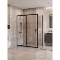Душевой уголок BelBagno UNO-195-AH-1-140/70-C-NERO — 1