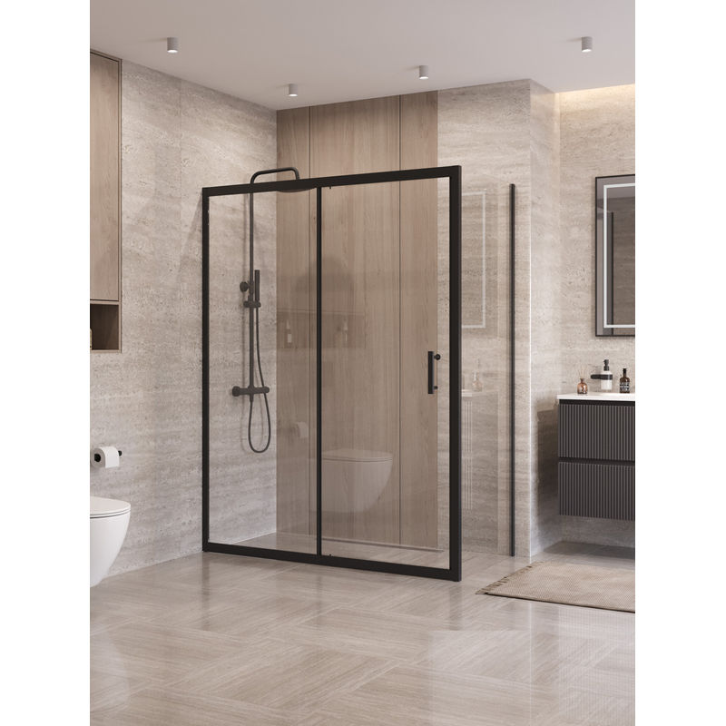 Душевой уголок BelBagno UNO-195-AH-1-140/70-C-NERO