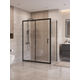 Душевой уголок BelBagno UNO-195-AH-1-140/80-C-NERO