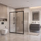 Душевой уголок BelBagno UNO-195-AH-1-140/90-C-NERO