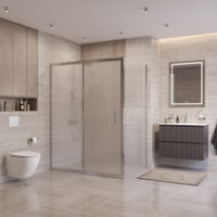Душевой уголок BelBagno UNO-195-AH-1-150/90-P-Cr — 5