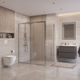 Душевой уголок BelBagno UNO-195-AH-1-160/90-C-Cr