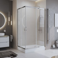 Душевой уголок BelBagno UNO-195-AH-2-100/80-C-Cr — 1