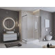 Душевой уголок BelBagno UNO-195-AH-2-120/100-CH-CR