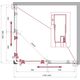 Душевой уголок BelBagno UNO-195-AH-2-120/100-CH-CR
