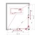 Душевой уголок BelBagno UNO-195-AH-2-120/90-CH-CR
