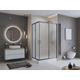 Душевой уголок BelBagno UNO-195-AH-2-120/90-P-NERO