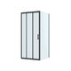 Душевой уголок BelBagno UNO-195-AHF-31-100/80-C-NERO