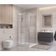 Душевой уголок BelBagno UNO-195-AHF-31-100/90-C-IN