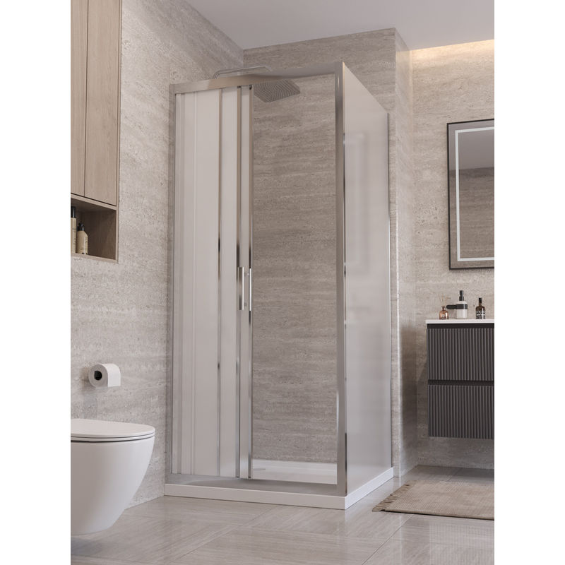 Душевой уголок BelBagno UNO-195-AHF-31-100/90-P-Cr
