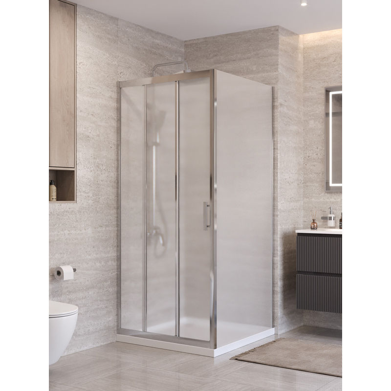 Душевой уголок BelBagno UNO-195-AHF-31-100/90-P-Cr