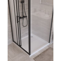 Душевой уголок BelBagno UNO-195-AHF-31-100/90-P-NERO — 4