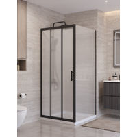 Душевой уголок BelBagno UNO-195-AHF-31-100/90-P-NERO — 1