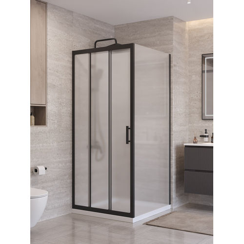Душевой уголок BelBagno UNO-195-AHF-31-100/90-P-NERO