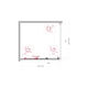 Душевой уголок BelBagno UNO-195-AHF-31-110/100-C-Cr