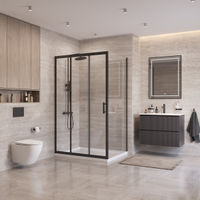 Душевой уголок BelBagno UNO-195-AHF-31-120/100-C-NERO — 4