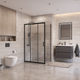 Душевой уголок BelBagno UNO-195-AHF-31-120/70-C-NERO