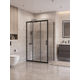 Душевой уголок BelBagno UNO-195-AHF-31-120/70-C-NERO