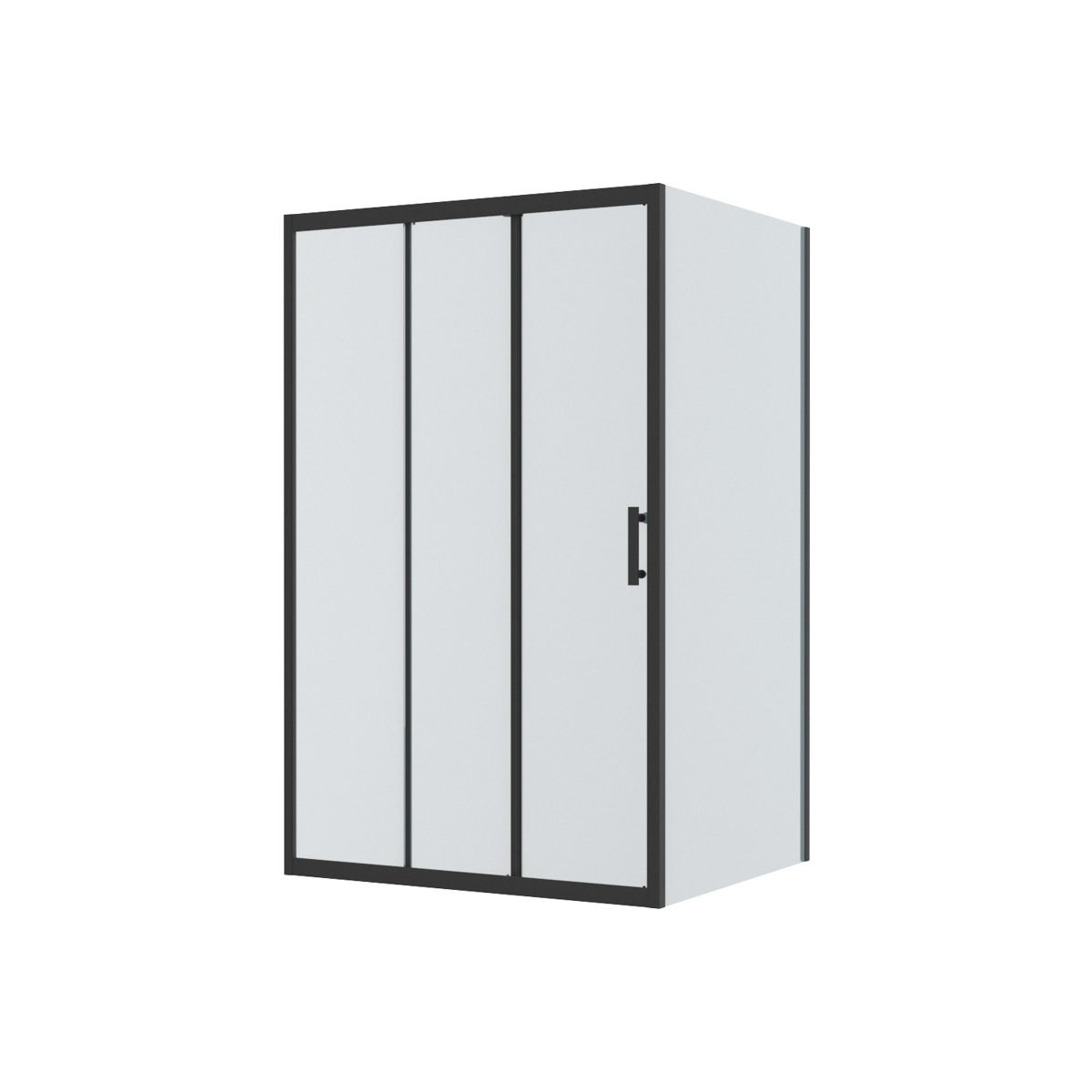 Душевой уголок BelBagno UNO-195-AHF-31-120/80-C-NERO